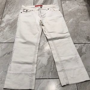 ❤️3X20 MOSSISSUE WHITE ANKLES JEANS